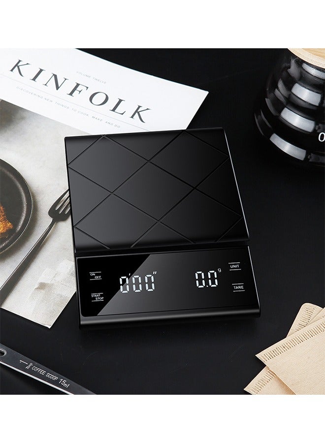 MITOYO Digital Coffee Scale - LED Electronic Kitchen Scale - Food Scale - USB Rechargeable - 5kg/0.1g  - Image 3