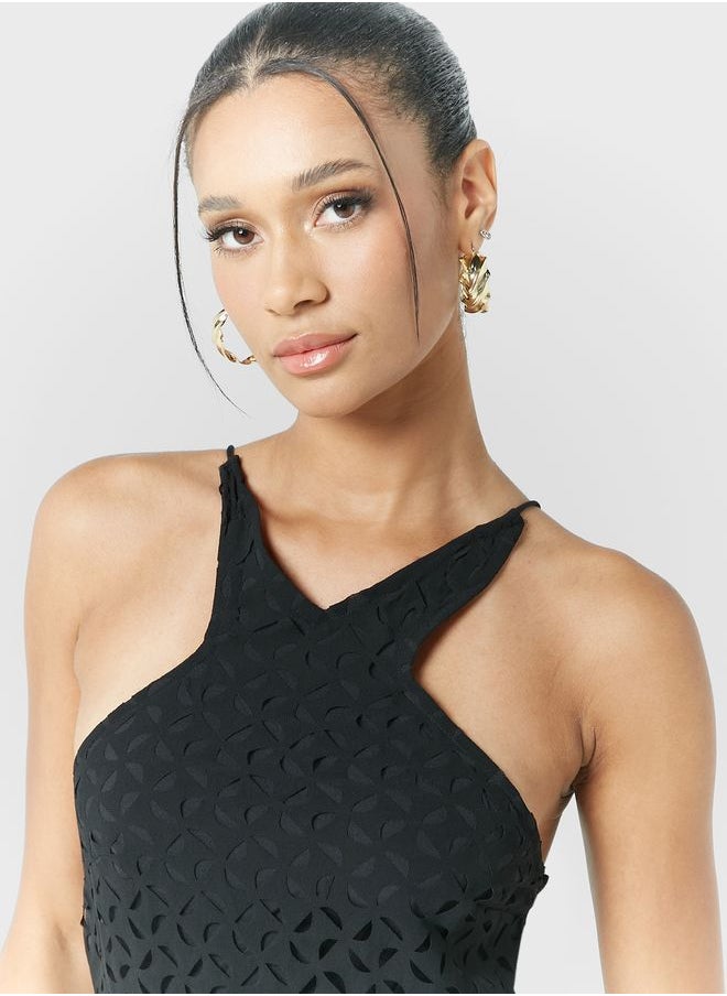 TOPSHOP - Openwork Detail  Dress - Image 1