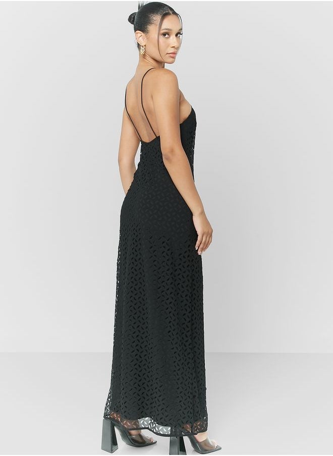 TOPSHOP - Openwork Detail  Dress - Image 1