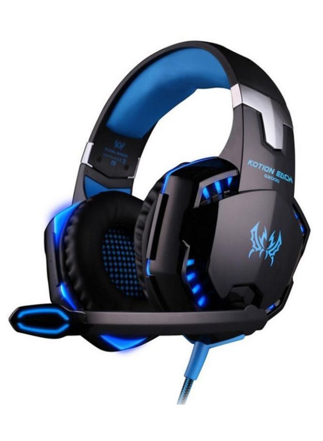 KOTION EACH Stereo Over-Ear Gaming Wired Headset With Microphone For PS4/PS5/XOne/XSeries/NSwitch/PC - Image 1