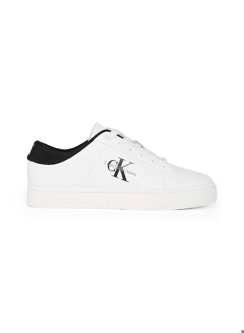 Calvin Klein Jeans Classic Cupsole Low Lace-Up Leather Sneakers  - Image 1