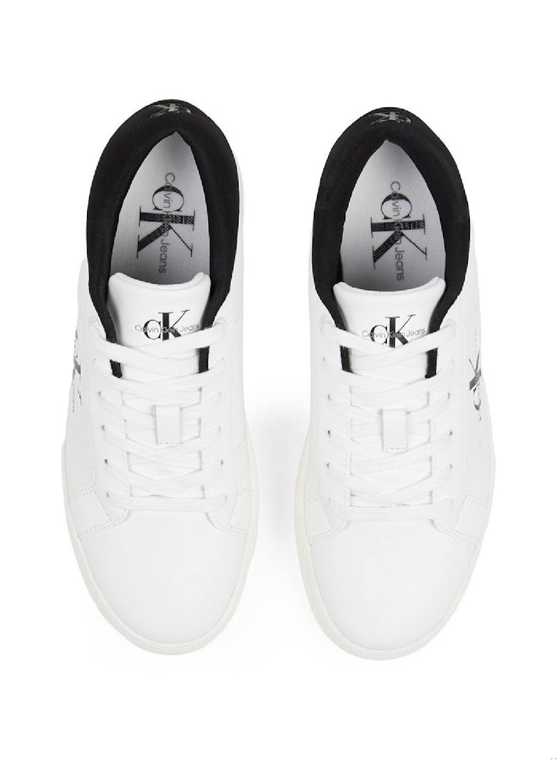 Calvin Klein Jeans Classic Cupsole Low Lace-Up Leather Sneakers  - Image 5