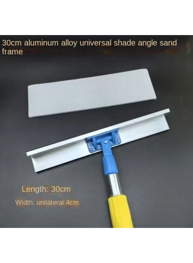 11.81 Inch Corner Sanding Rack With 8 Sheets Sandpaper Heavy Duty Manual Grinder Tool - Image 1