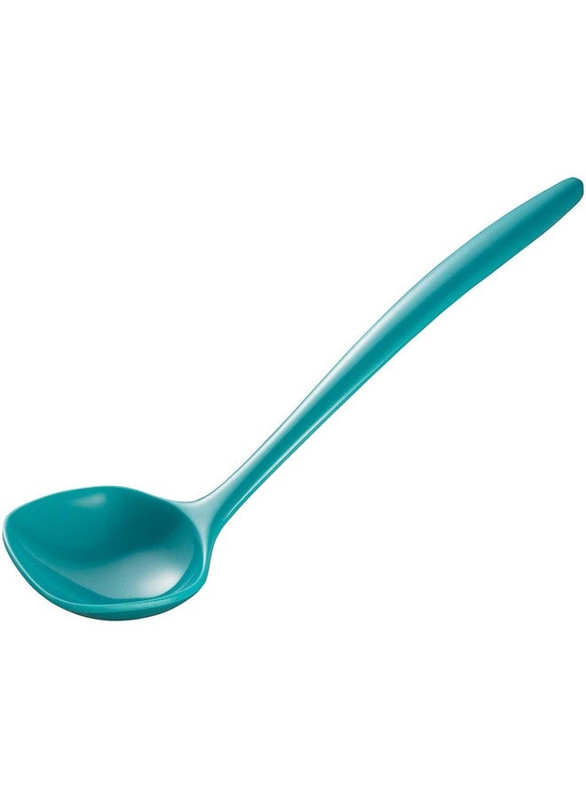 Gourmac Hutzler 12 Inch Melamine Spoon, Turquoise