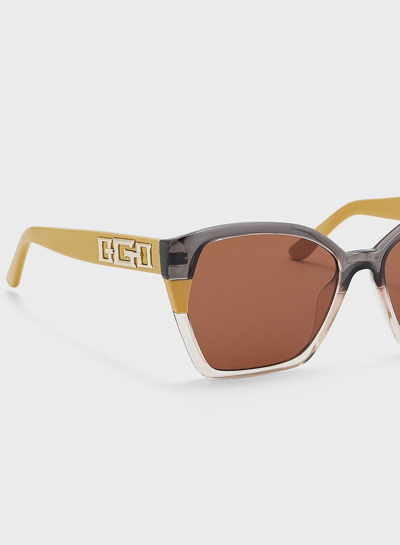 GUESS Half Frame Shape Sunglasses - Image 4