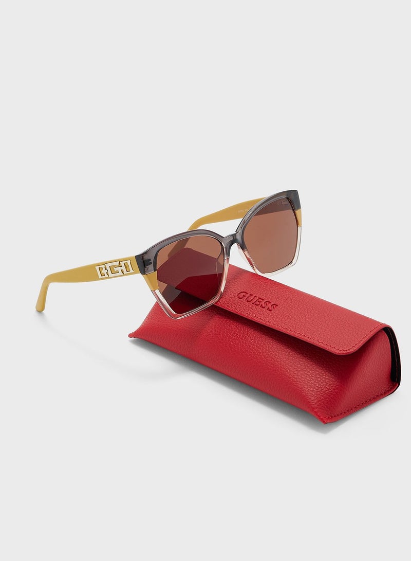 GUESS Half Frame Shape Sunglasses - Image 5