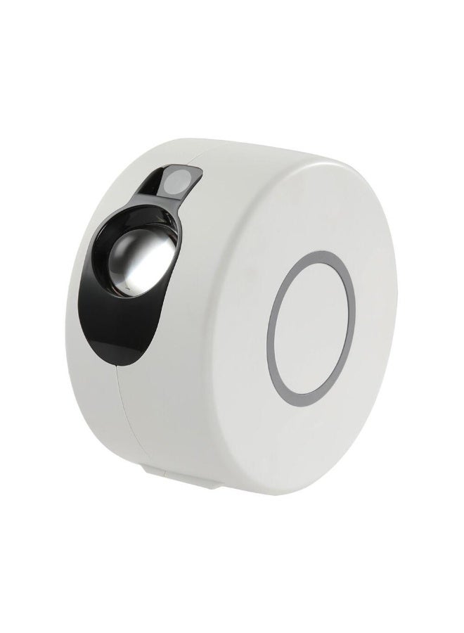 Celestial Circle Projector for Bedroom, 8 in 1 Star Projector, Circle Light, Ceiling Night Light with Timer, LED Circle Space Lamp, Bedroom Decor for Adults and Kids - White - Image 1