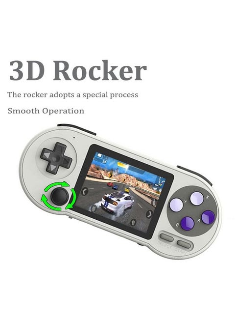 Wireless handheld game console with 7 emulators, 6000 games and 3-inch screen