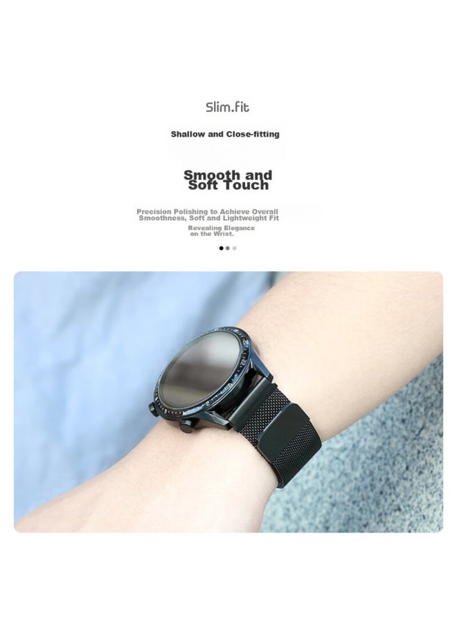 Tinker Xiaopijiang Compatible Watch Band For Huawei Watch Gt5 Pro/gt4/gt3 Pro, Milanese Loop Watch Band For Watch 4 Pro/3/new/honor/samsung/xiaomi Watch - Image 3