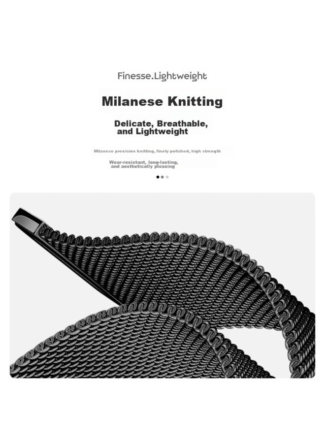 Tinker Xiaopijiang Compatible Watch Band For Huawei Watch Gt5 Pro/gt4/gt3 Pro, Milanese Loop Watch Band For Watch 4 Pro/3/new/honor/samsung/xiaomi Watch - Image 2