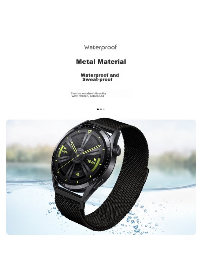 Tinker Xiaopijiang Compatible Watch Band For Huawei Watch Gt5 Pro/gt4/gt3 Pro, Milanese Loop Watch Band For Watch 4 Pro/3/new/honor/samsung/xiaomi Watch - Image 4