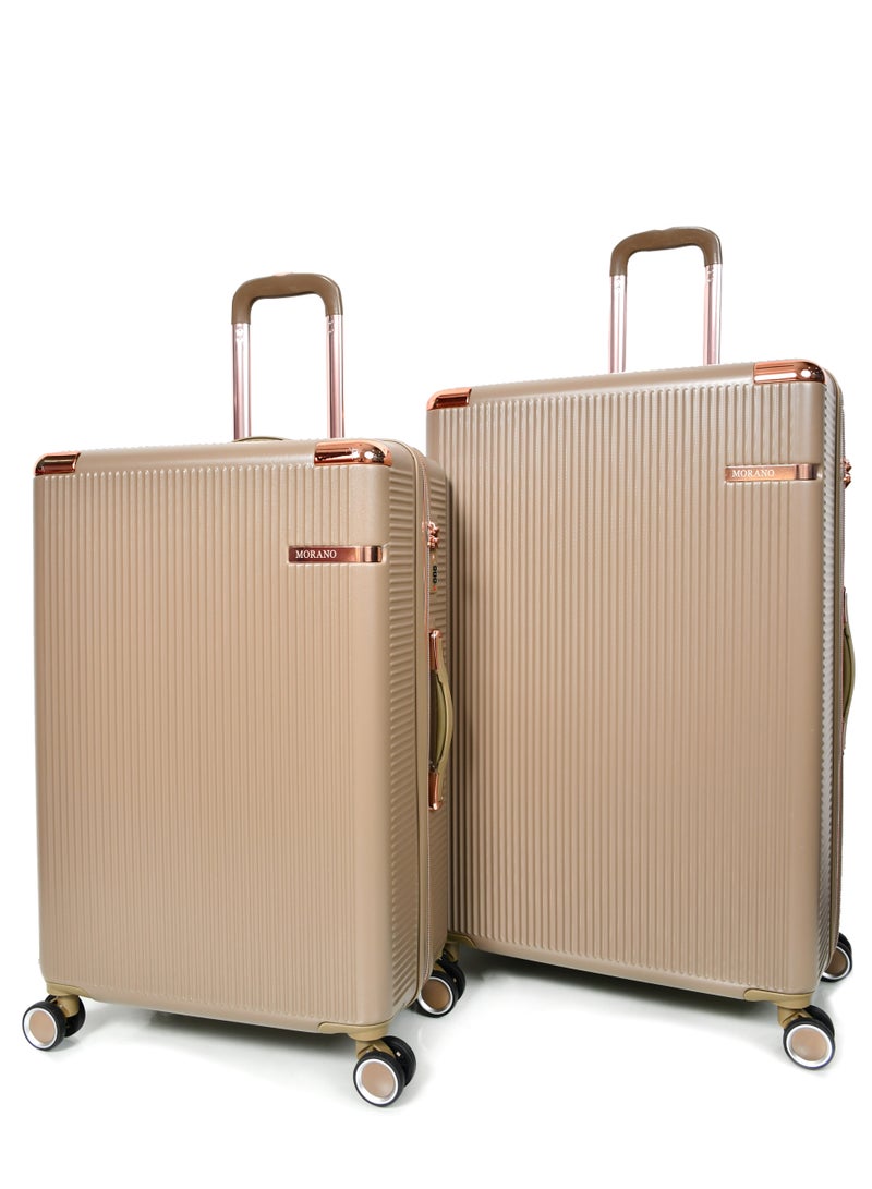 مورانو شنط سفر من مورانو مكون من خمس قطع لون ( ذهبـي) - Image 4