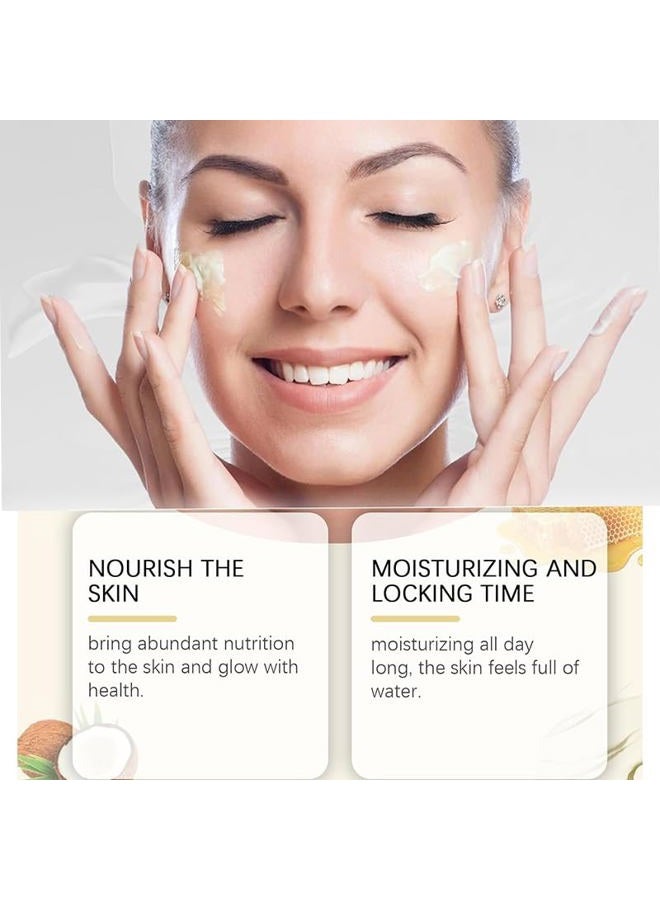 Whipped Beef Tallow And Honey Balm, Beef Tallow For Skin, Tallow Face Moisturizer, Grass Fed Grass Finished Face Cream, - Image 3