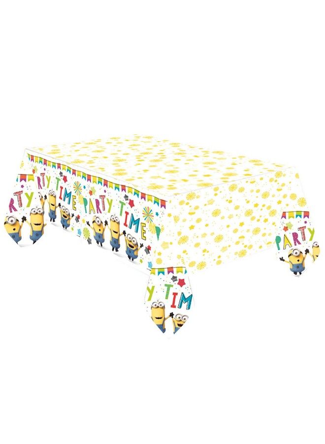 Amscan Despicable Me Plastic Table Cover 54" X 96" ; 1 Pc. - Image 1