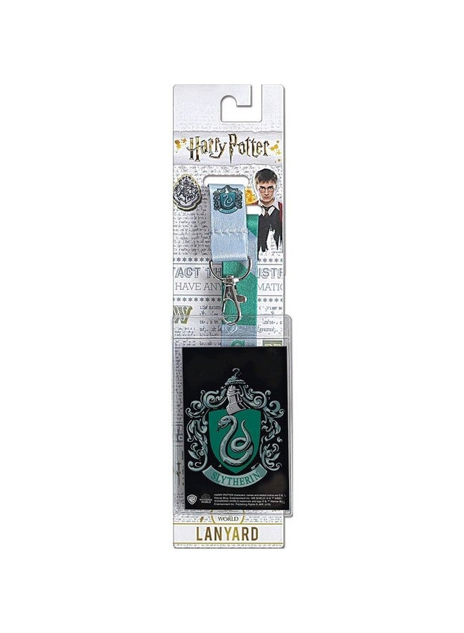 Ata-Boy Harry Potter Slytherin Crest Reversible Lanyard With Breakaway Clip And Id Holder… - Image 3