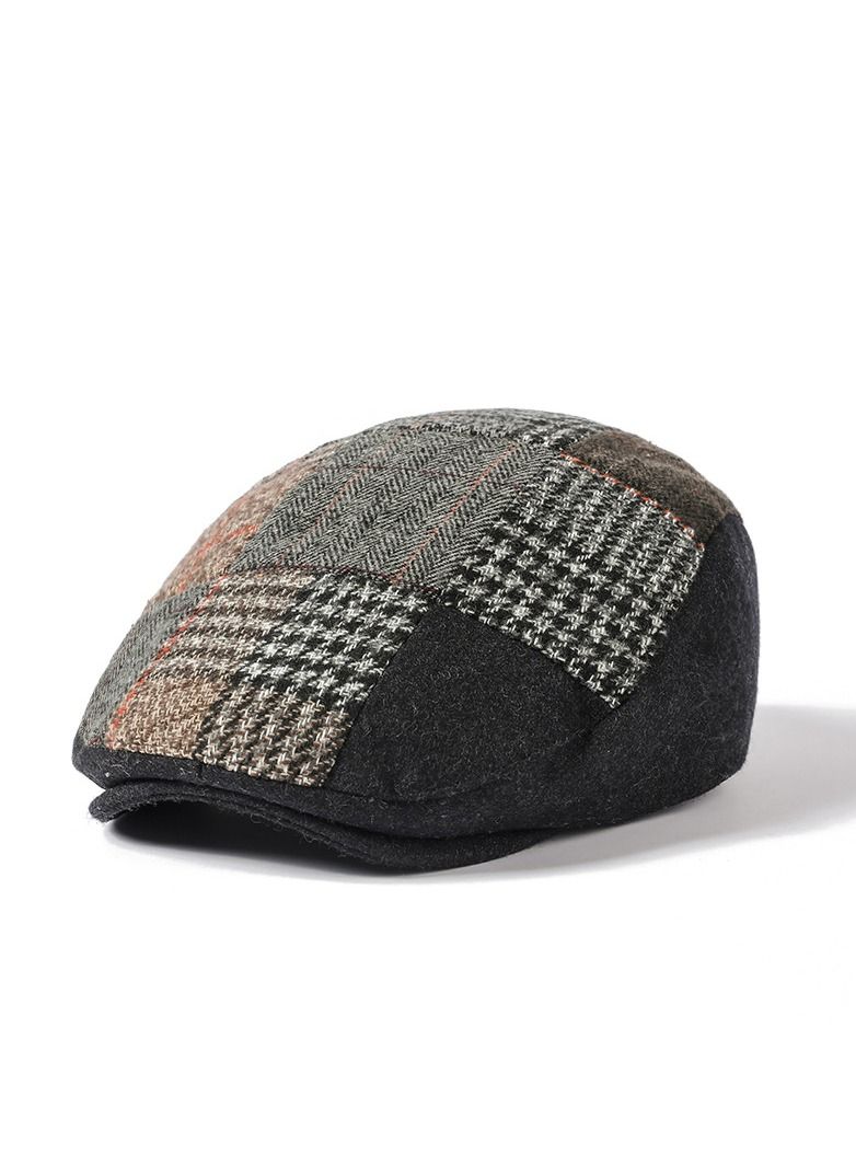 Loquat British Retro Beret Grey 