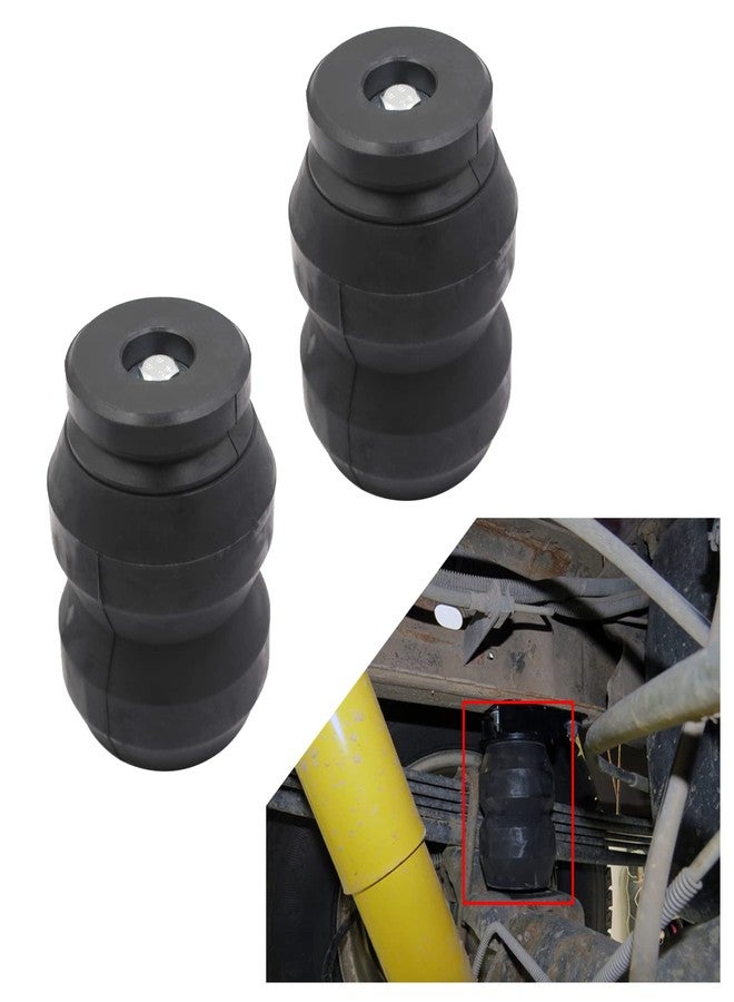 LAFORMO DR1500DQ Ram 1500 Suspension Enhancement System Compatible with 2009-2021 Ram1500 2WD or 4WD, Suspension Rubber Helper Spring Kit can afford Weight Capacity 8600 lbs- truck helper springs - Image 1