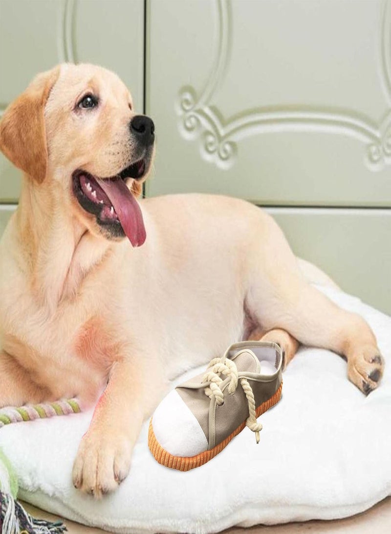 GGOOT Durable Dog Chew Toys, Mini Sneakers Shoes Dog Squeaky Toy, Interactive Dog Shoe Toy Washable, Puppy Teething Toys for Small and Medium Dogs - Image 3