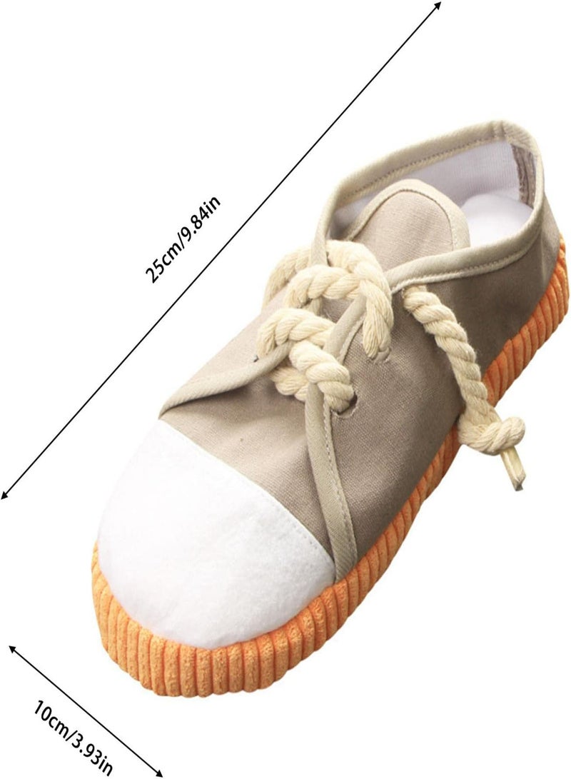 GGOOT Durable Dog Chew Toys, Mini Sneakers Shoes Dog Squeaky Toy, Interactive Dog Shoe Toy Washable, Puppy Teething Toys for Small and Medium Dogs - Image 4