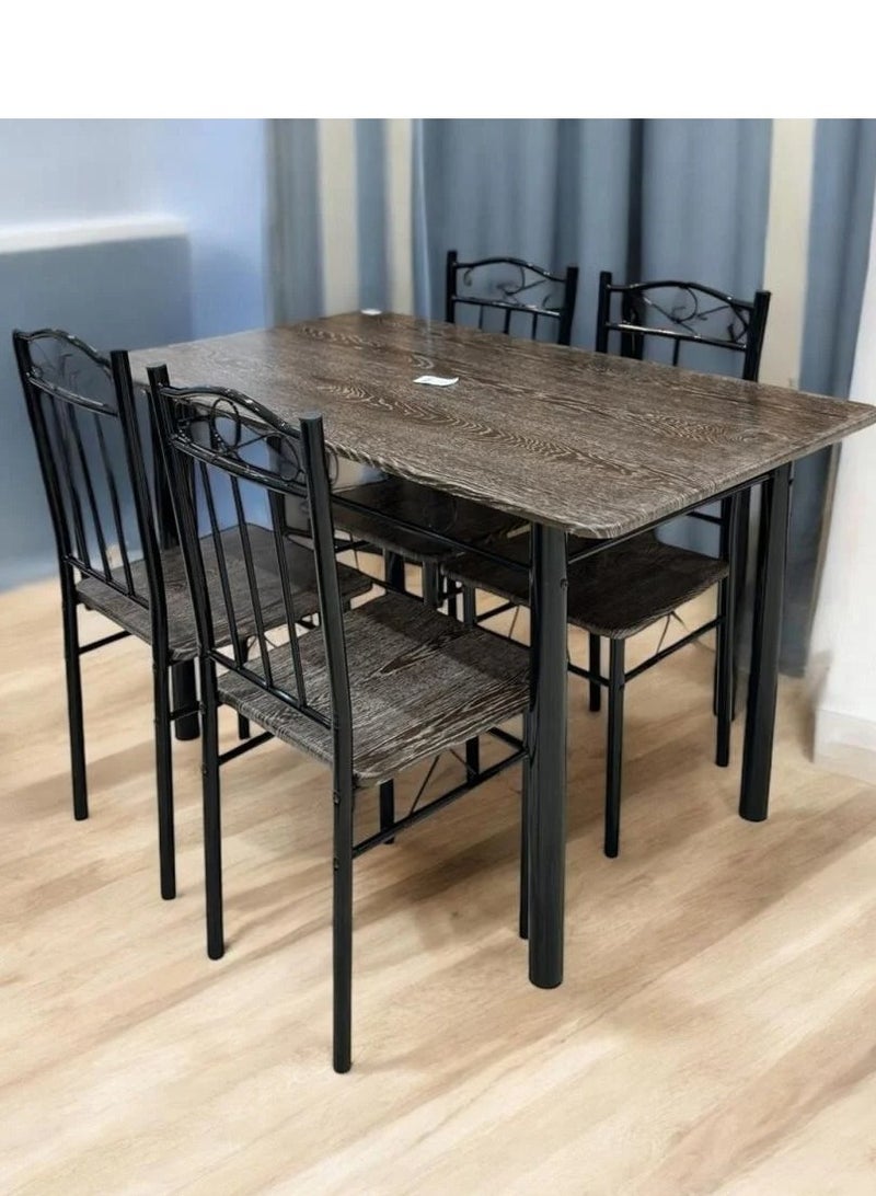 KRESLO Modern Dining Table With 4 Chairs - Practical And Elegant Design - Image 1