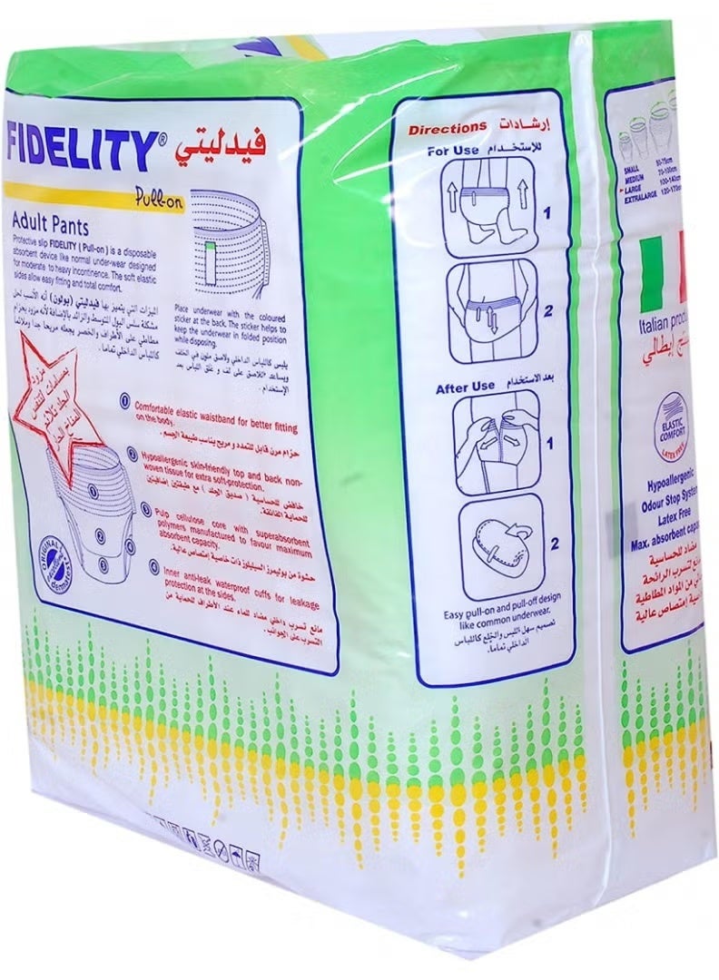 FIDELITY ADULT PULL ON PANT LARGE 10pcs - Image 3