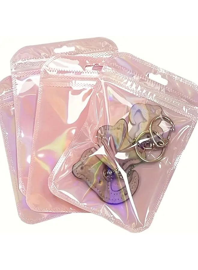 100pcs Reusable Resealable Macaron Bags For Jewelry Storage 4 13X5 91 Inch Yellow Green Blue Pink - Image 4