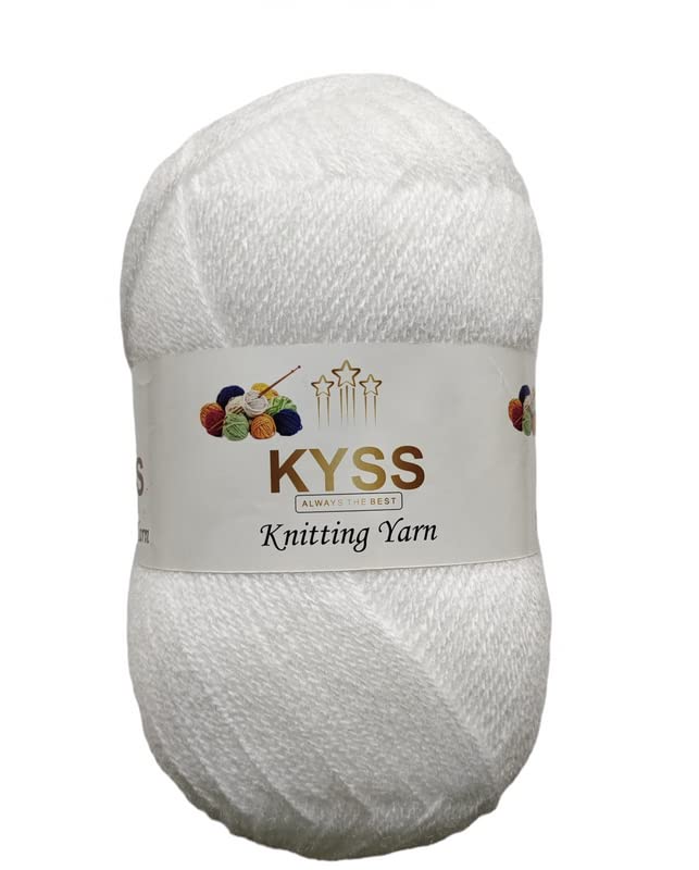KYSS BigBoss Wool Soft Fingering Hand Knitting Dyed Wool Crochet Hook Yarn1 Ball 200 gram 200 g Shade no12 - Image 1