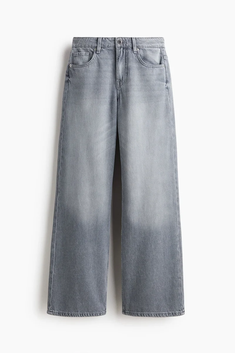H&M Feather Soft Wide Regular Jeans
