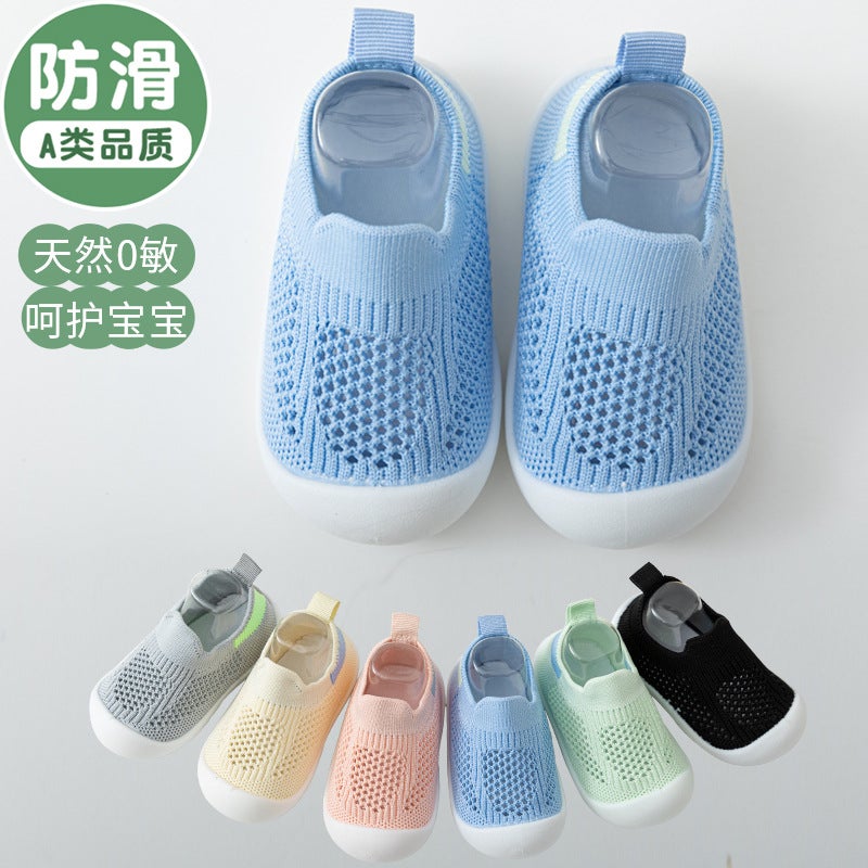 Factory Direct Sales Spring and Summer Thin Baby Toddler Shoes Non-Slip Soft Sole Breathable Mesh Shoes Boys and Girls Shoes - Image 3