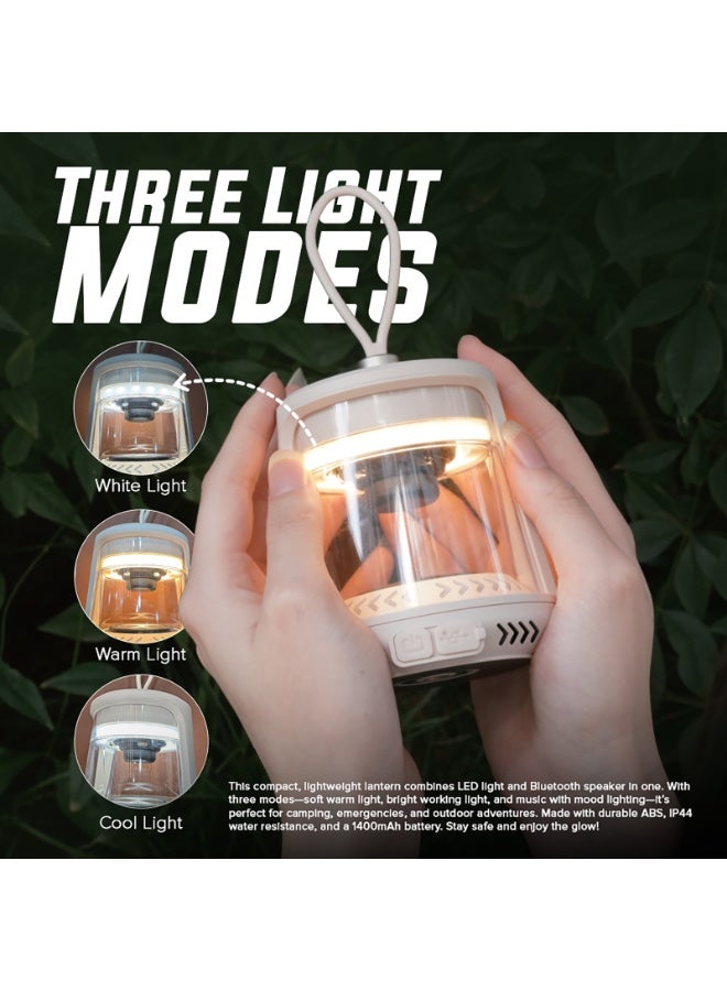 توبيز فانوس التخييم المحمول توبي CPL-S04 مزود بمكبر صوت بلوتوث وإضاءة LED محيطية RGB، قابل لإعادة الشحن من النوع C بسعة 1400 مللي أمبير مع قاعدة مغناطيسية للتخييم في الهواء الطلق وحالات الطوارئ والسفر - Image 4