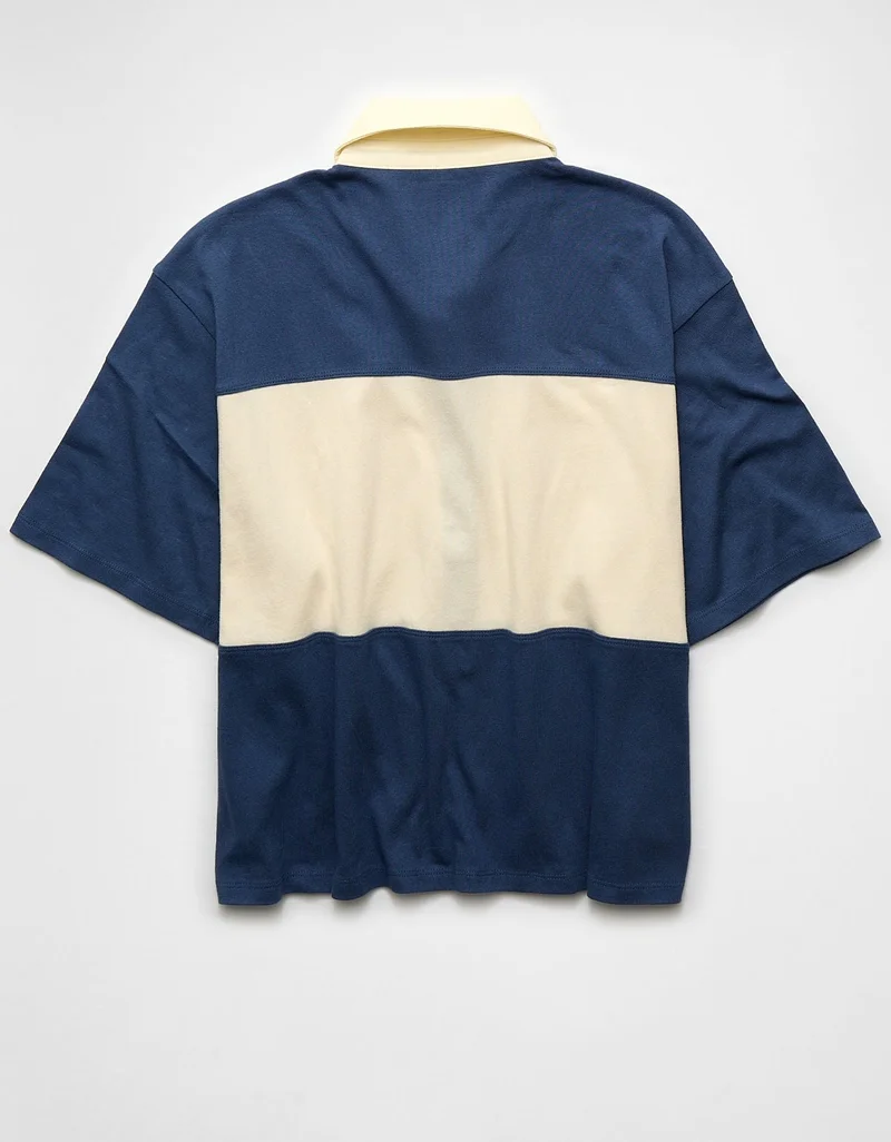 American Eagle  AE Striped Rugby Polo T-Shirt for Men | Best Price UAE