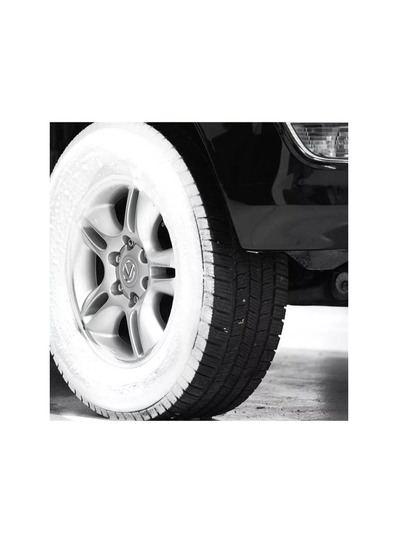 Turtle wax Wet'n Black Tyre Foam Cleans High Shine Fast Drying No Sling 500 ML - Image 4
