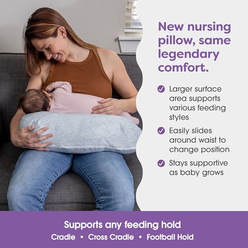 Boppy Nursing Pillow Bare Naked Larger More Supportive Pillow for Breastfeeding and Bottle Feeding with Higher Lift Baby Safety Alliance Verified - Image 3