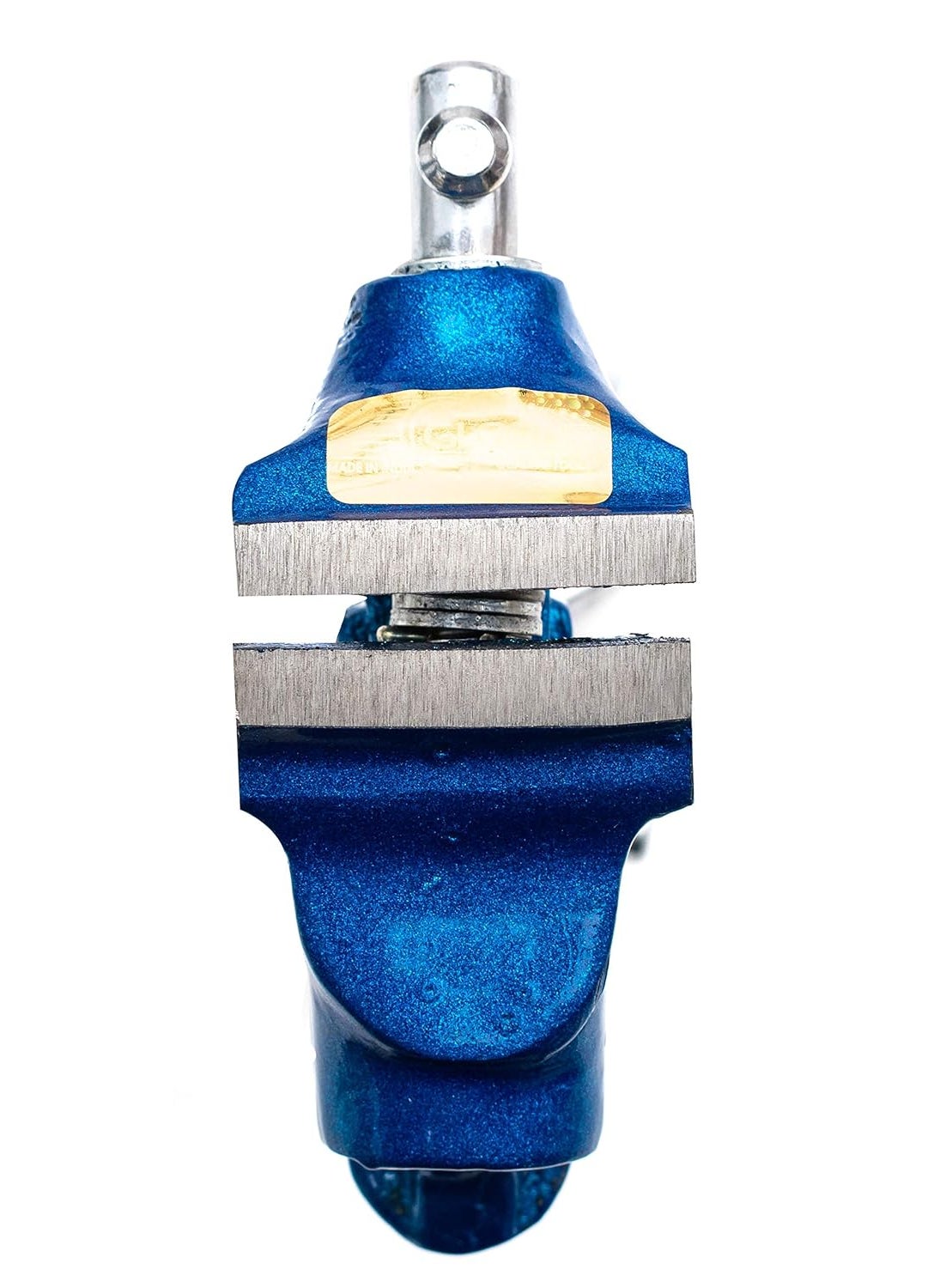 globus GLOBUS 1280 BLUEMULTICOLOUR CAST IRON BABY VICE 40 MM WITH MEASURING TAPE 3 MTR 12 FEET 72 INCH  - Image 3