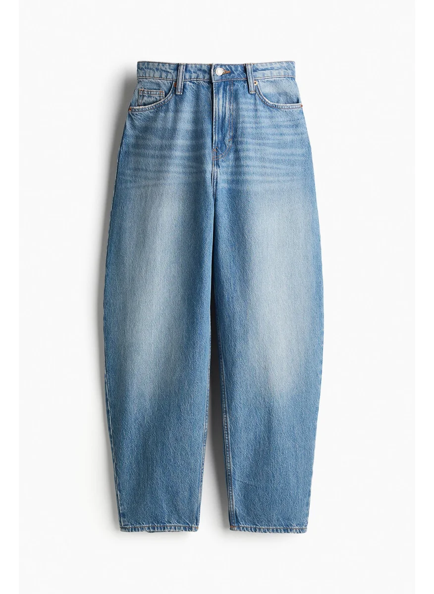 H&M Barrel High Jeans