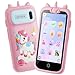 E teacher Kids Smart Phone for Girls Toys 397 Touchscreen Kids Cell Phone Christmas Birthday Gifts for Girls Age 312 Toddler Learning Play Toy Phone 8GB Card Pink - Image 2
