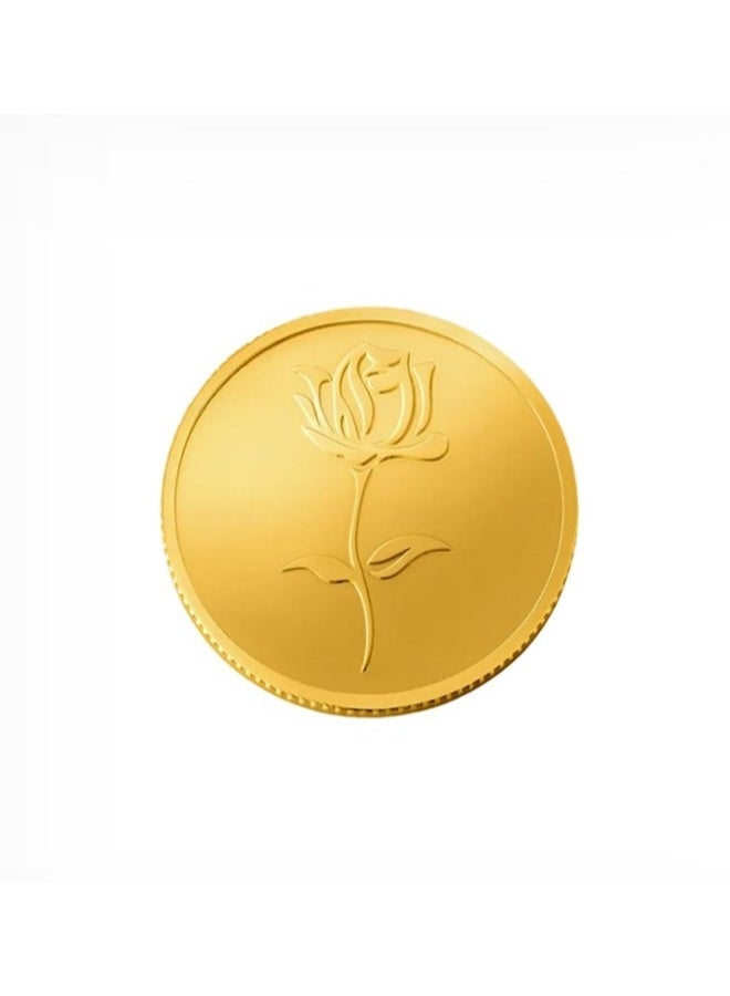 Gold Coin Weighing 4 Grams, 24 Karat