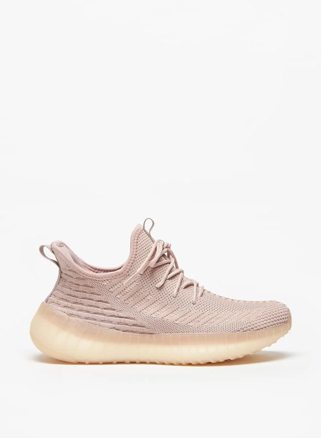 شو اكسبرس Women Textured Lace-Up Sports Shoes