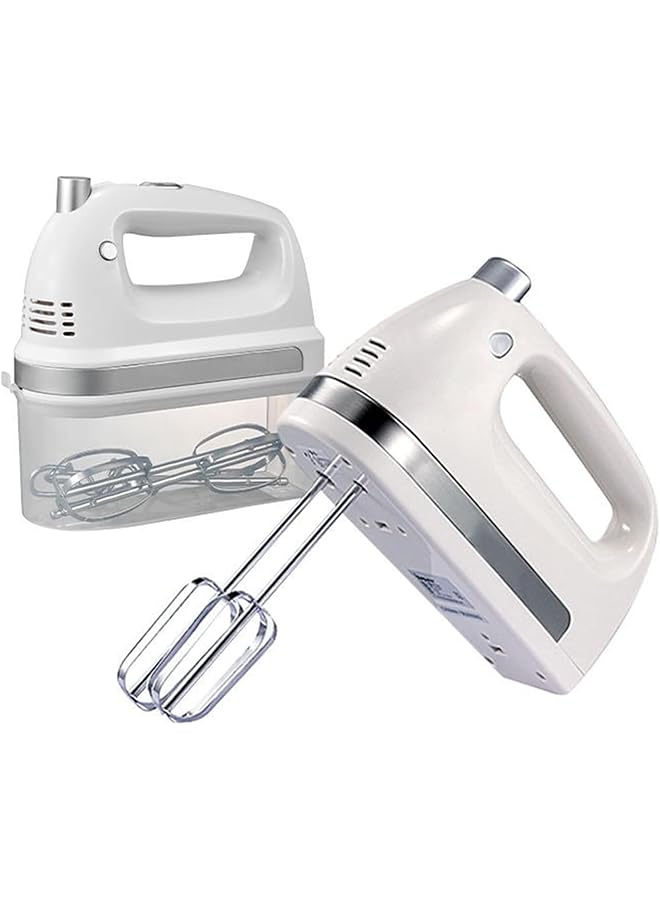 erorex Hand Mixer Electric Dough Whisk 5 Speed Function Handheld Includes Storage Box Stainless Steel 2 Beaters And Dough Hooks Professional For Kitchen Baking 39052 - Image 1