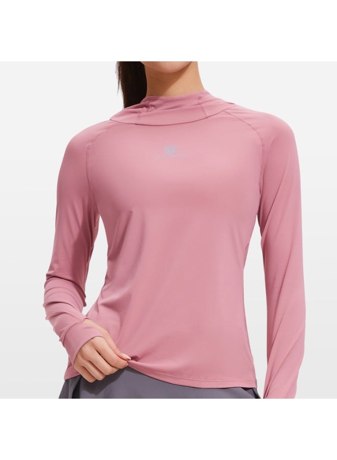 Fitness Sports Hoodies Women's Long Sleeve Top Gym Yoga Shirt Running T Shirt Quick Dry Workout Shirts With Thumb Holes - Image 1