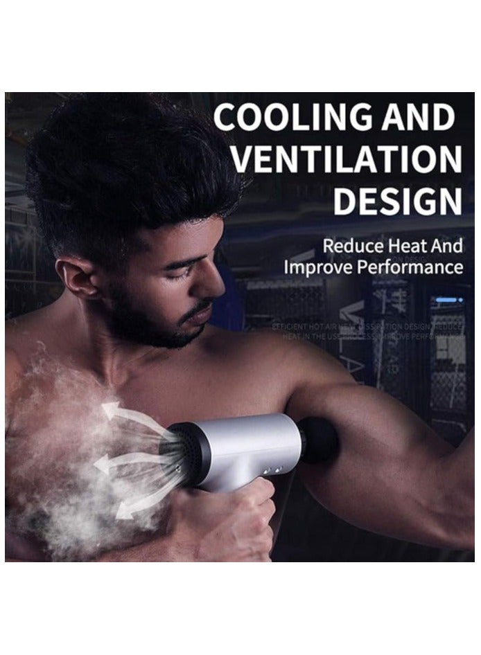 Massage Gun for Deep Tissue, Mini Massager, Handheld Massagers, Portable Muscle Massage Guns, Electric Sport Massager, for Athletes Adults  Pain Relief, Super Quiet Electric Massage Machine - Image 3