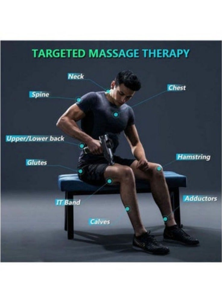 Massage Gun for Deep Tissue, Mini Massager, Handheld Massagers, Portable Muscle Massage Guns, Electric Sport Massager, for Athletes Adults  Pain Relief, Super Quiet Electric Massage Machine - Image 5