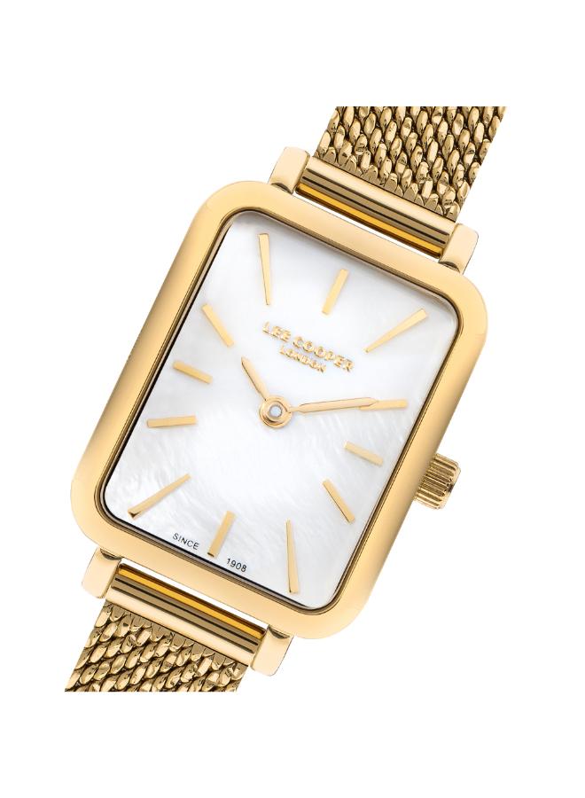Lee Cooper Women's Mesh Analog Watch LC07815.120 - 20.5*26 mm - Image 4