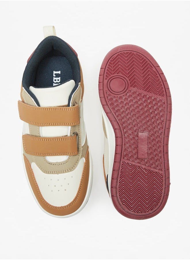 LBL by Shoexpress - Boy's Colourblock Casual Sneakers Shoes With Hook And Loop Closure - Image 1