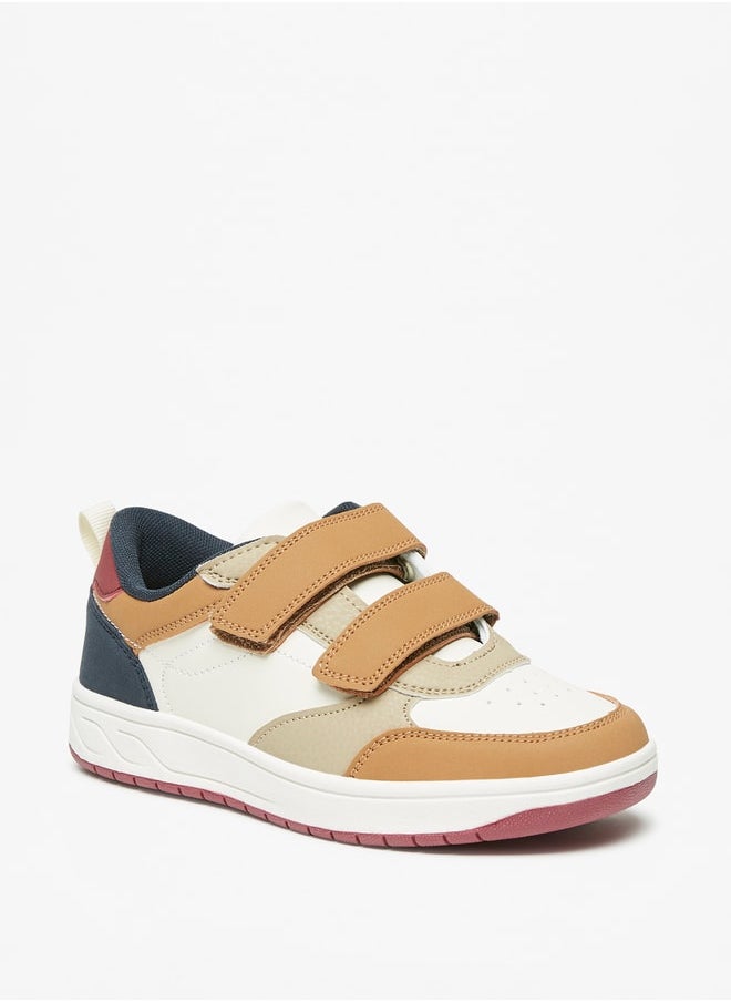 LBL by Shoexpress - Boy's Colourblock Casual Sneakers Shoes With Hook And Loop Closure - Image 1