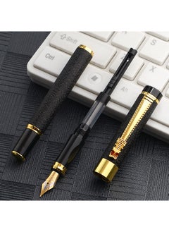 Black Metal  Fountain Pen, High-End Business Signature Pen Set in Gift Box Suitable for Students and School Offices - pzsku/Z20E034BC1CD2EE6382C5Z/45/_/1730881781/c80292c7-e536-423e-8f82-148c150335e5