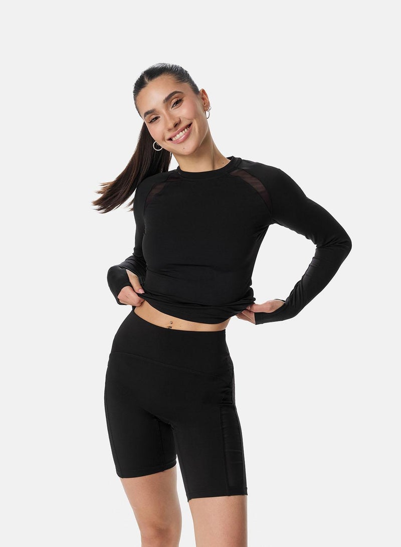 Cardio Bunny Mesh Biker Shorts - Image 3