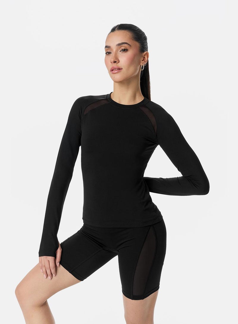 Cardio Bunny Mesh Biker Shorts - Image 4