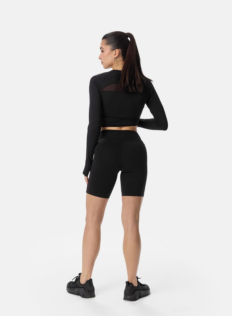 Cardio Bunny Mesh Biker Shorts - Image 2