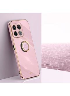 Case Cover For For OnePlus Ace Racing XINLI Straight Edge 6D Electroplate TPU Phone Case with Ring Holder(Cherry Purple)